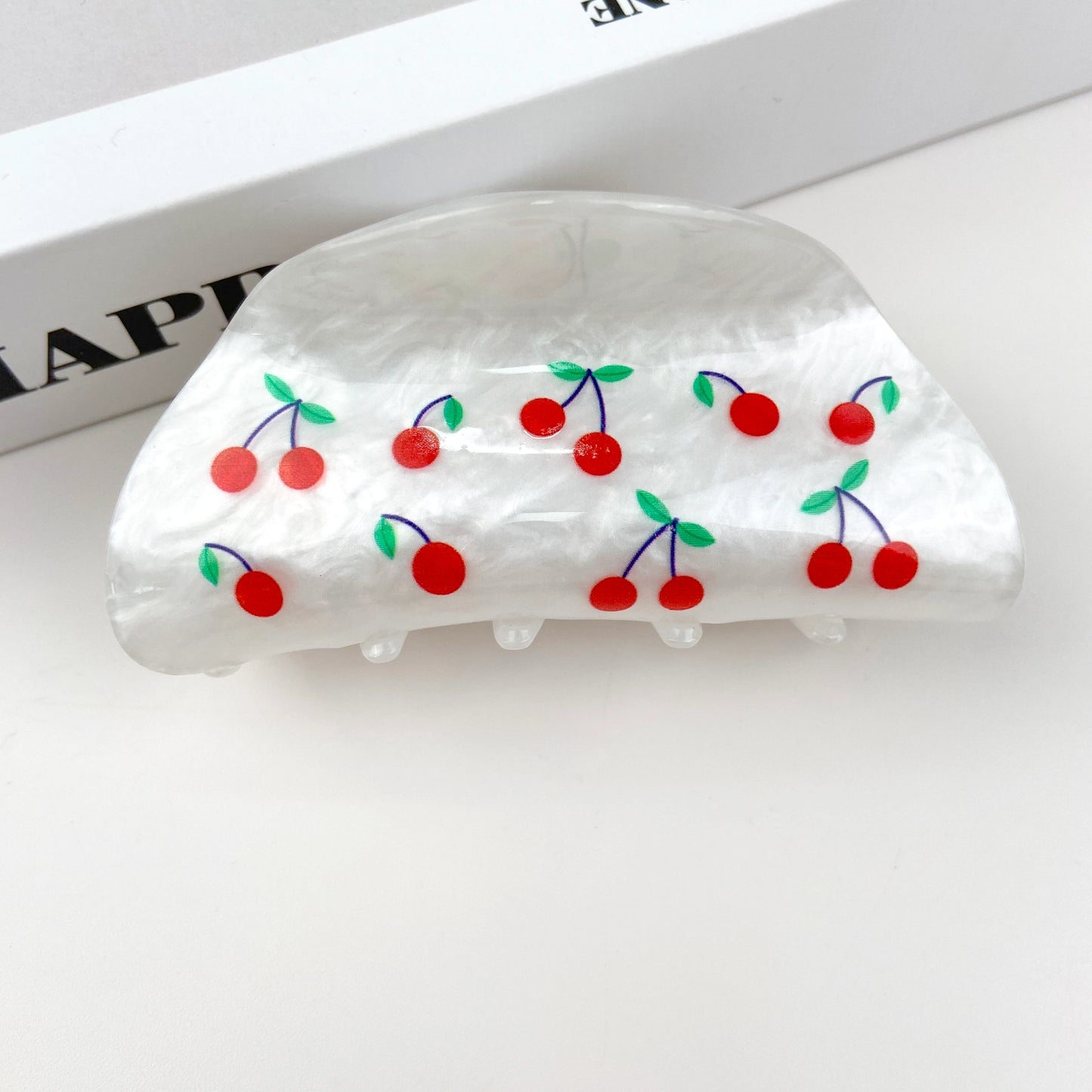 Cherry Minimalist Hair Clip