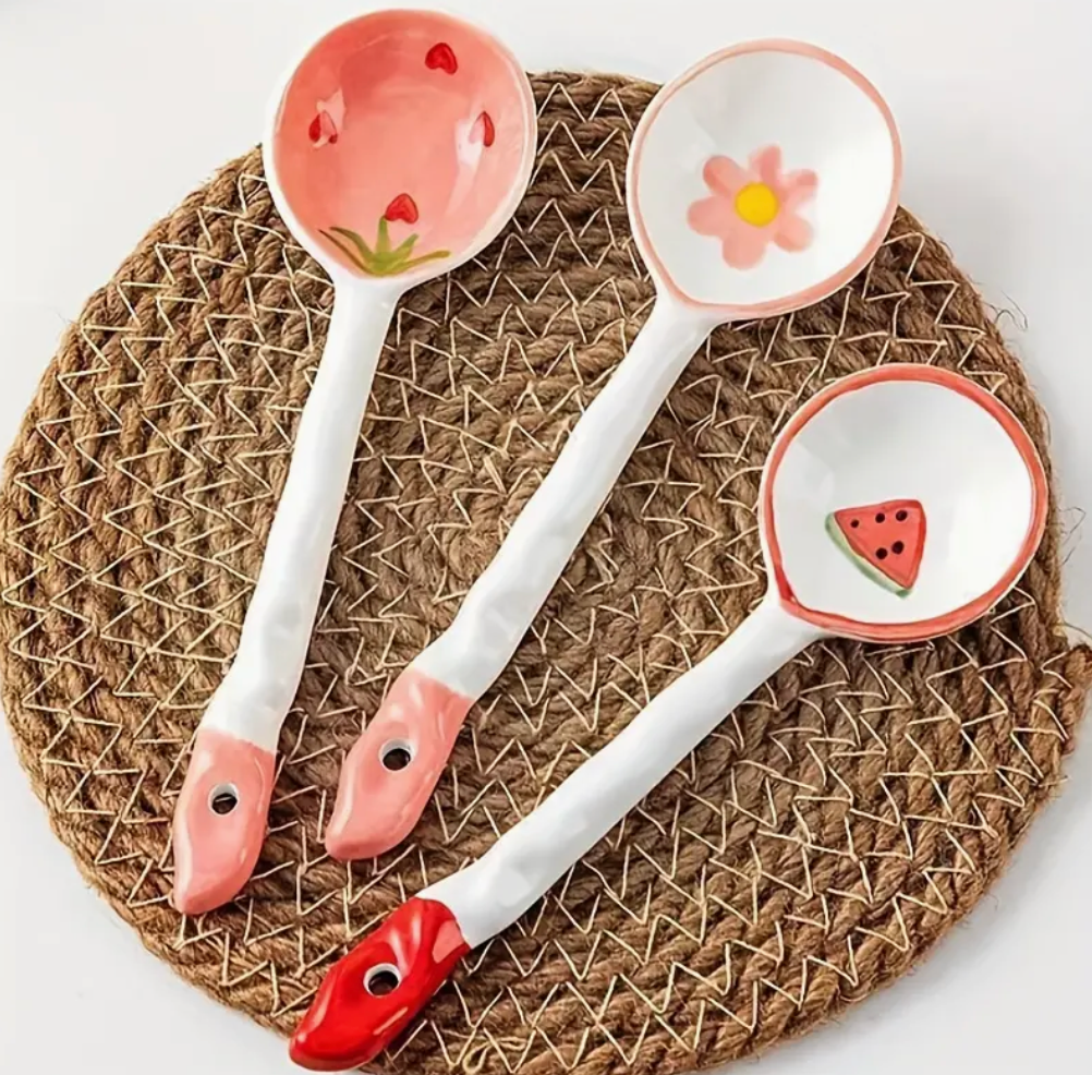 Ceramic Watercolour Spoons