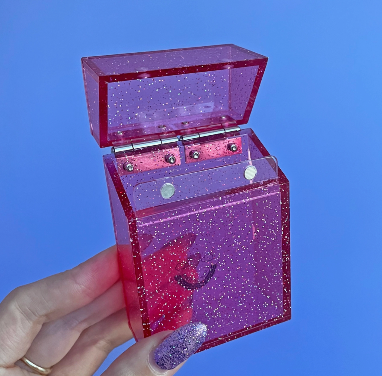 Pink Glitter Case